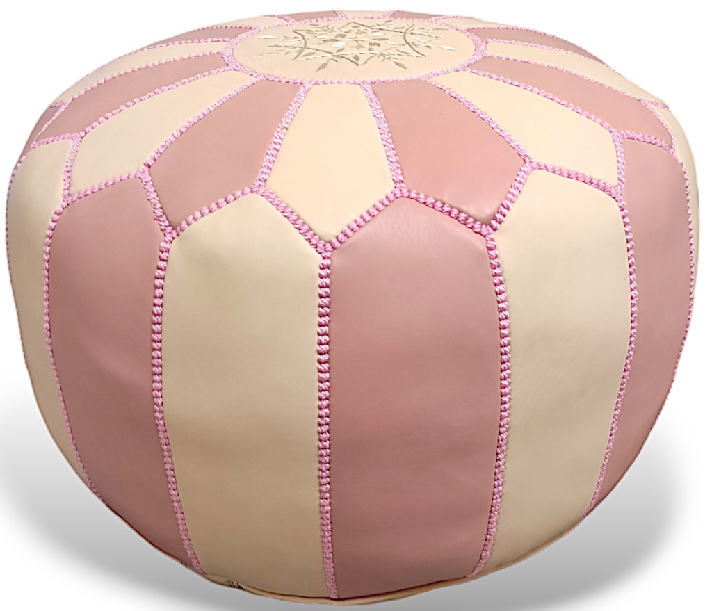 Ottoman Pouf Natural-Petal