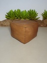 Ottoman Pouf Cube Tan