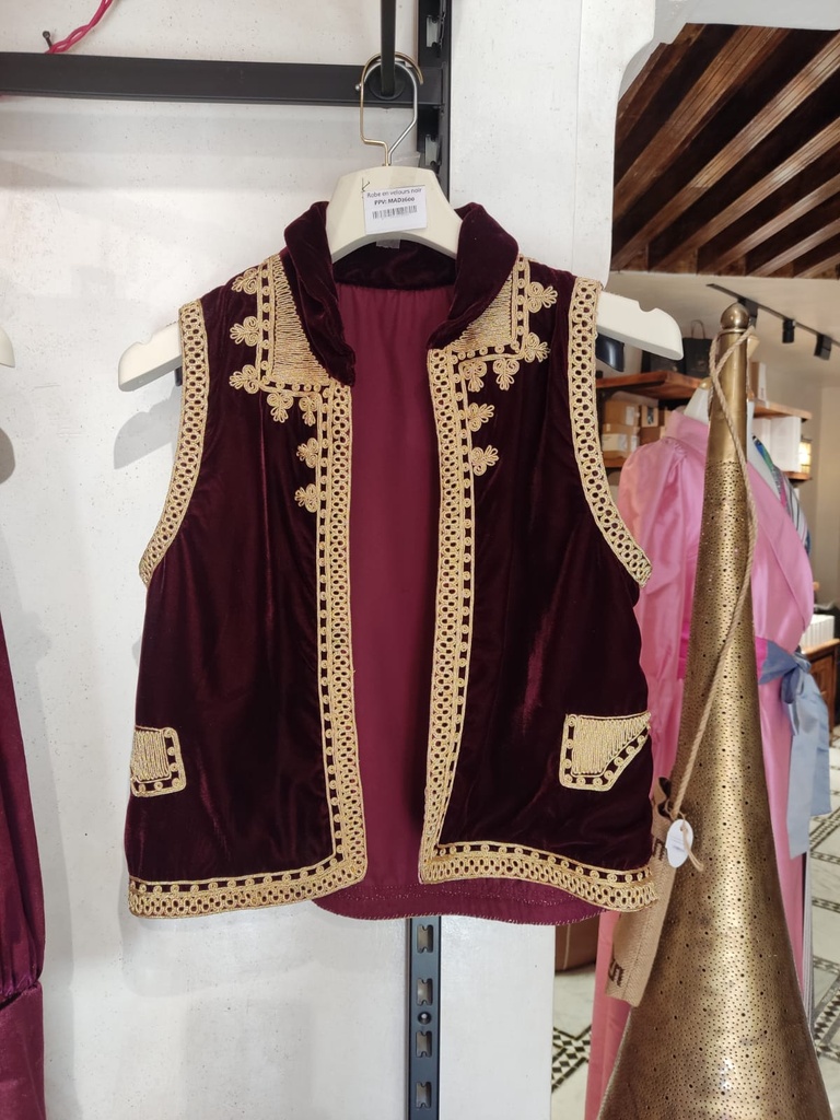 gilet brodé