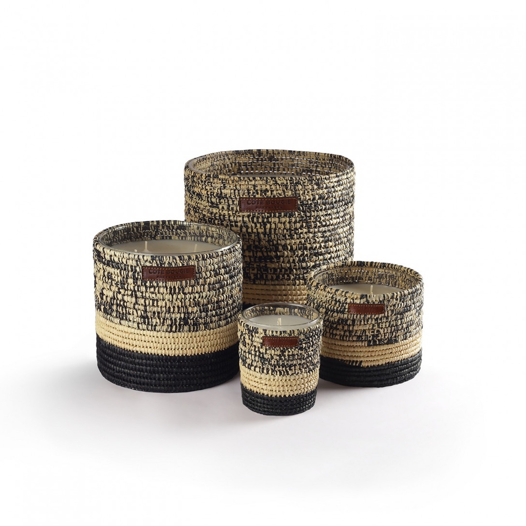 BOUGIE RAPHIA MOGADOR NOIR (S)