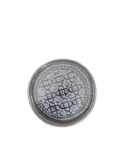PLATEAU LAITON ARGENTE MCHEBEK (30CM)