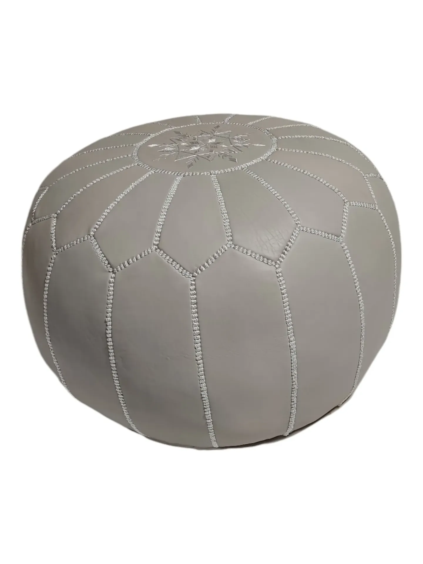 Ottoman Pouf Light Grey