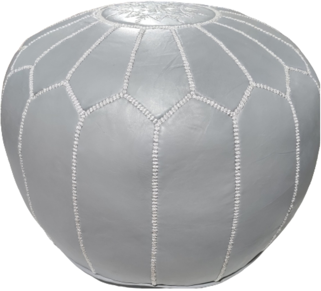 Ottoman Pouf Light Grey