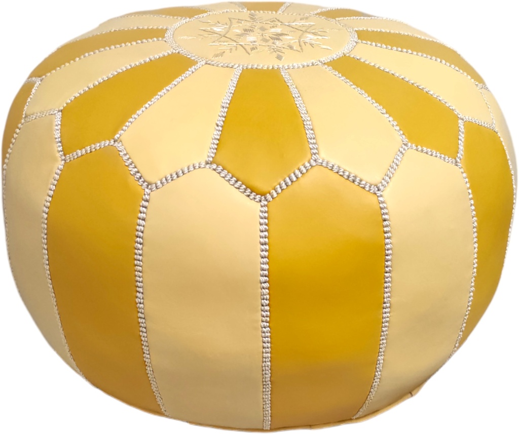 Ottoman Pouf Musk-Mustard