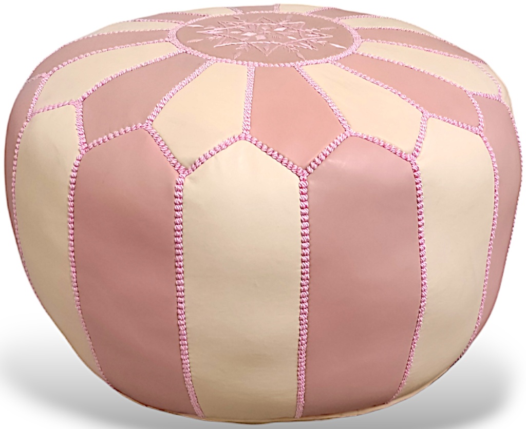 Ottoman Pouf Petal-Natural