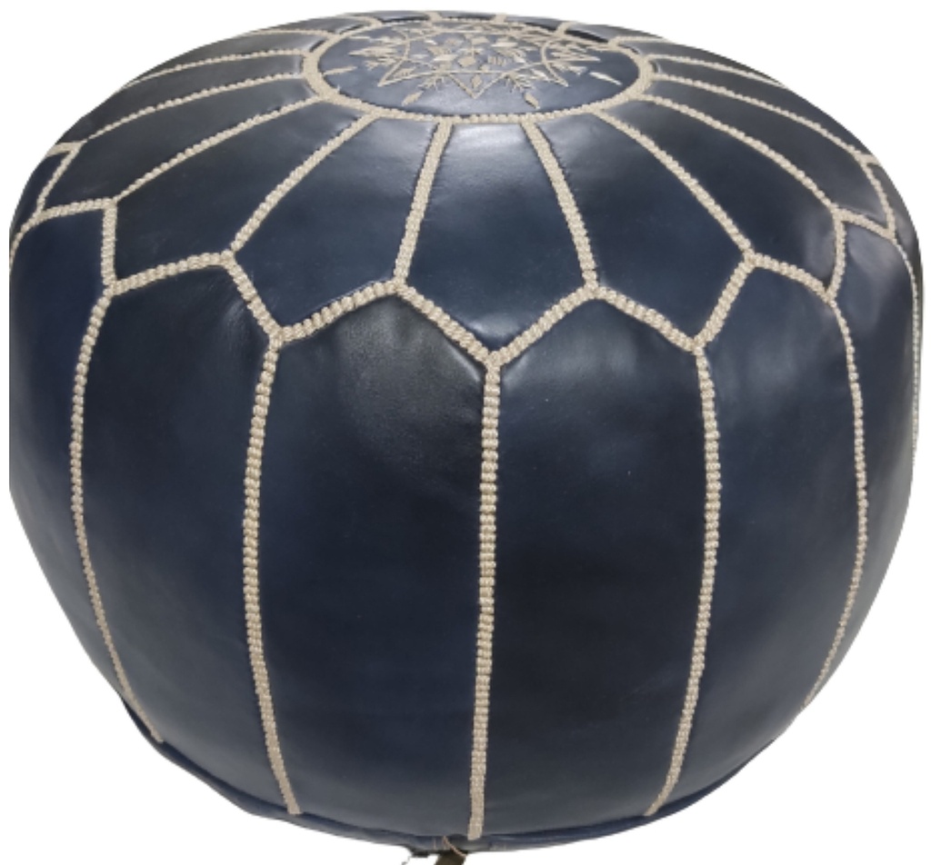 Ottoman Pouf Rusty Indigo