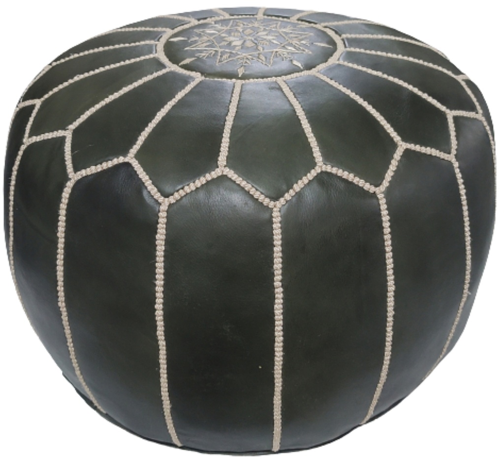 Ottoman Pouf Rusty Kaki