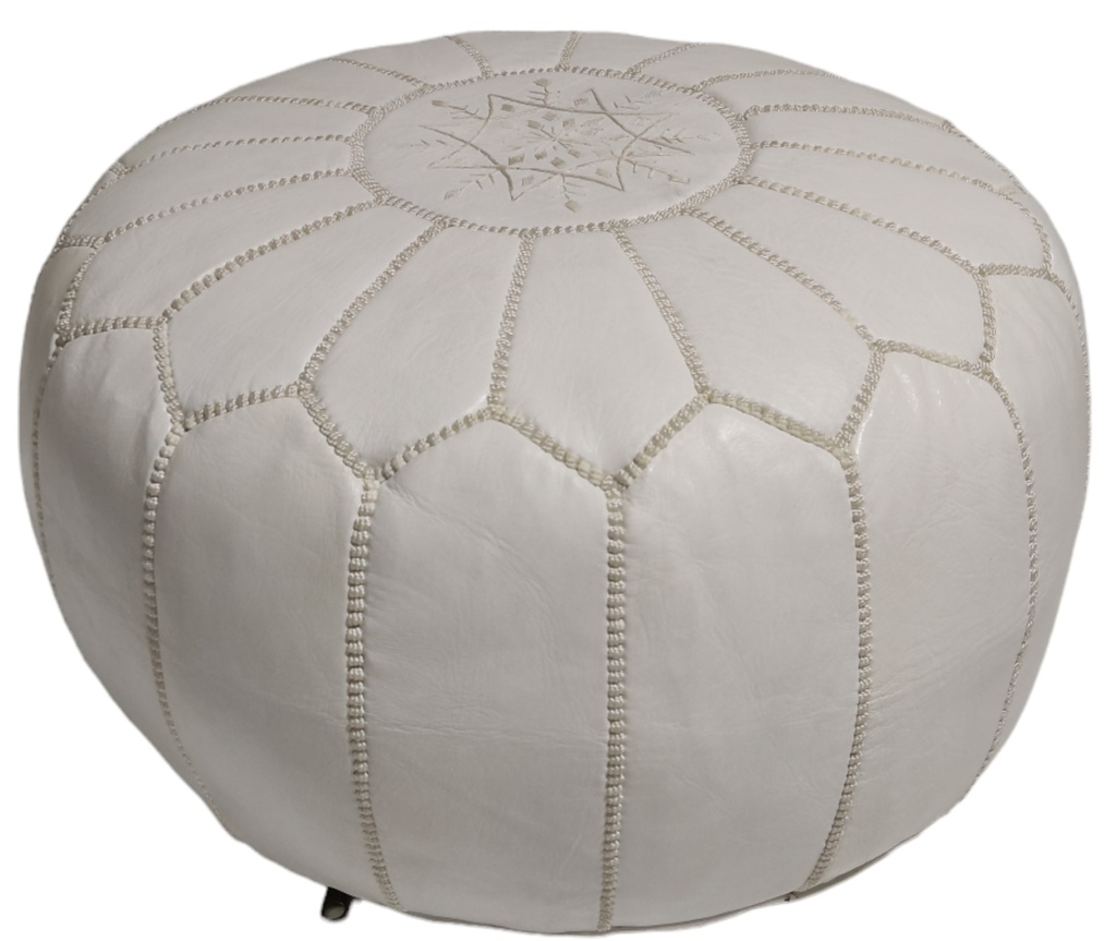 Ottoman Pouf White