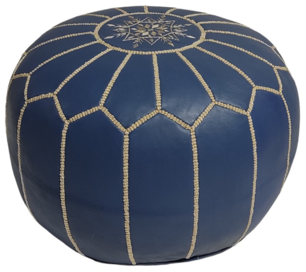 Ottoman Pouf Indigo