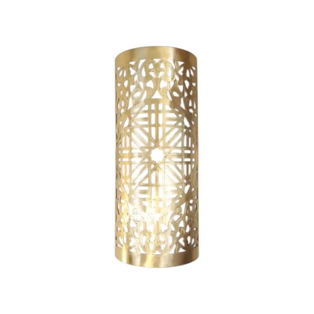 APPLIQUE CYLINDRE ZOUAK EN LAITON