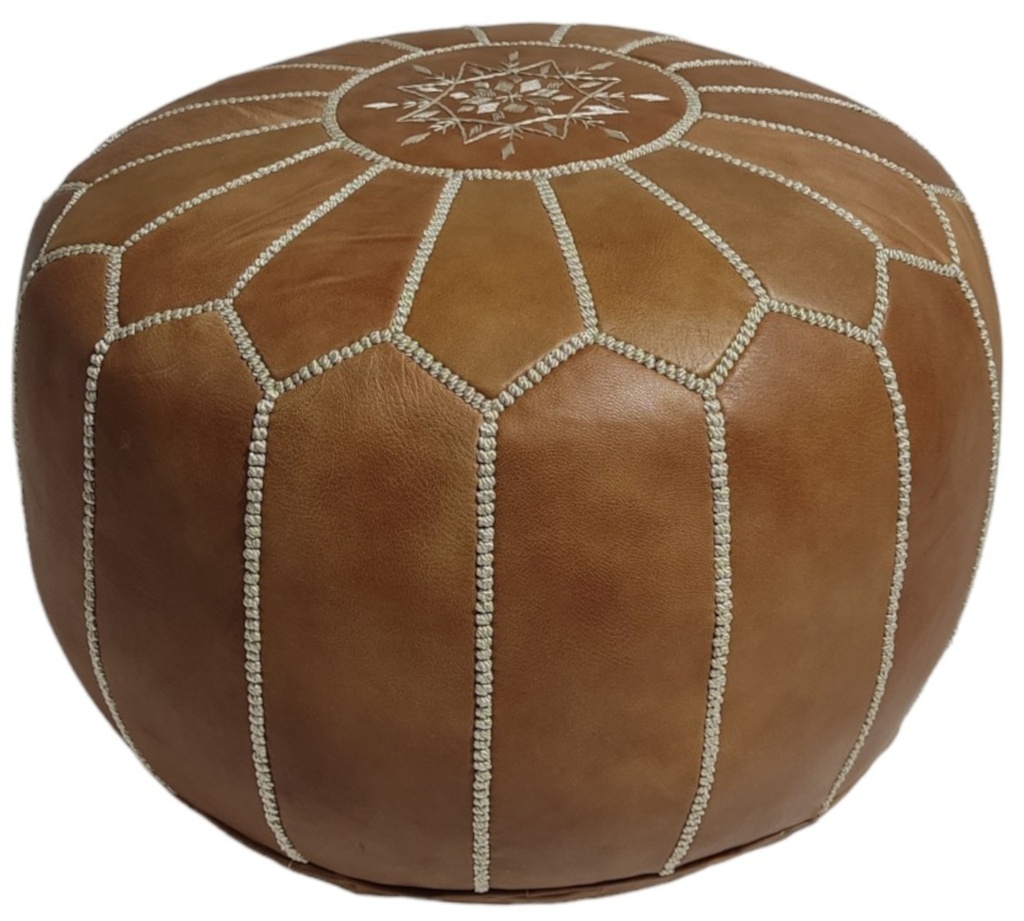 Ottoman Pouf Tan (S)