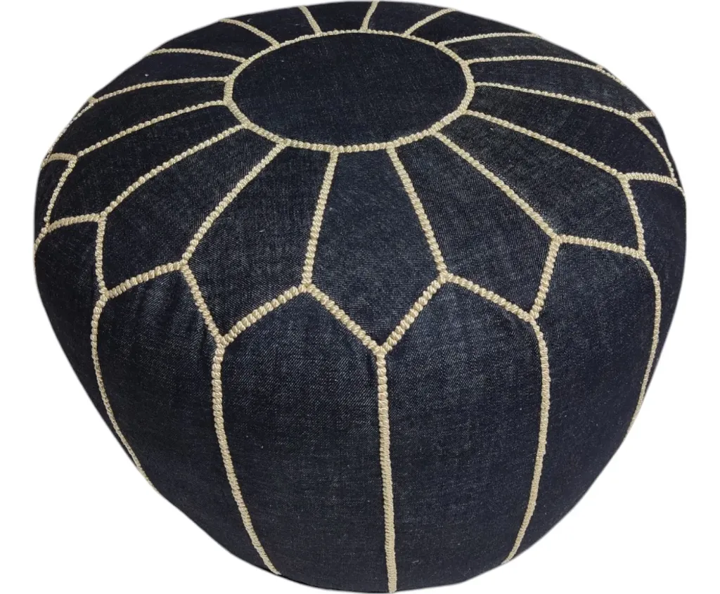 Ottoman Pouf Denim (S)