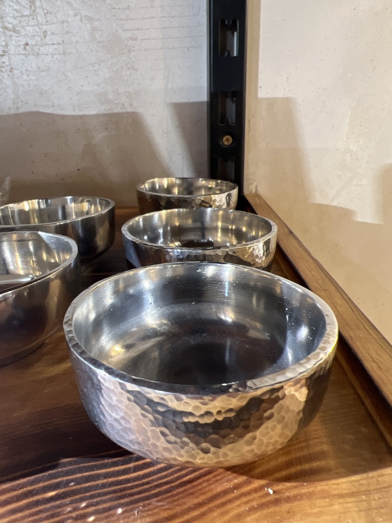 PETIT SUPPORT BONBONIERE ROND EN ALU