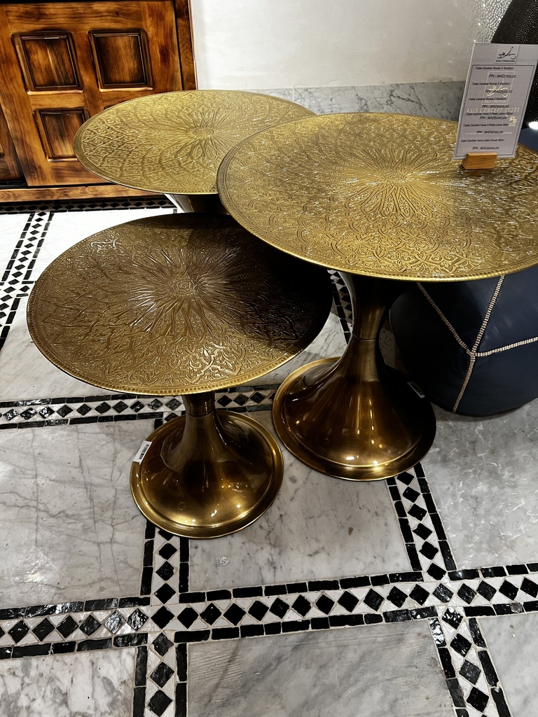 TABLE CENDRIER (Ronde Z, 40CMX40CM)