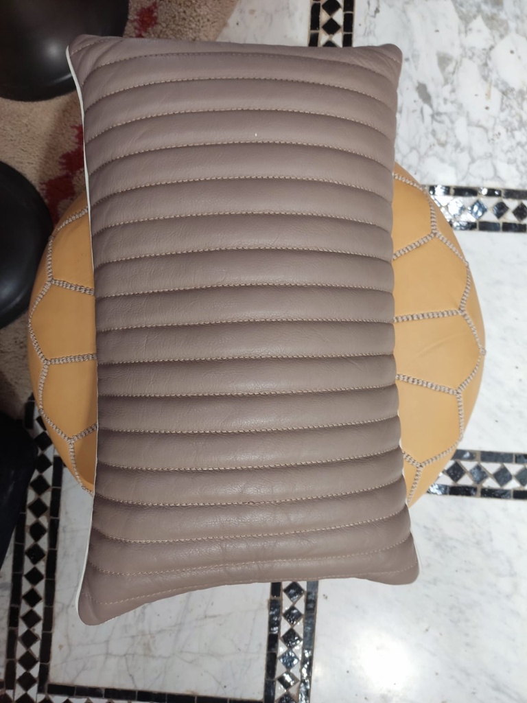 LEATHER PILLOW