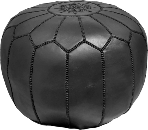 Ottoman Pouf Black