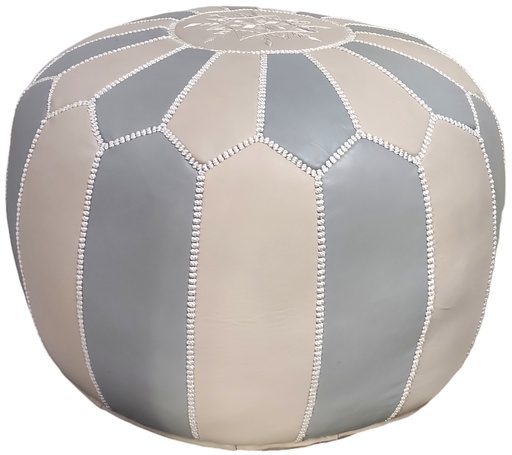 Ottoman Pouf Light-Grey