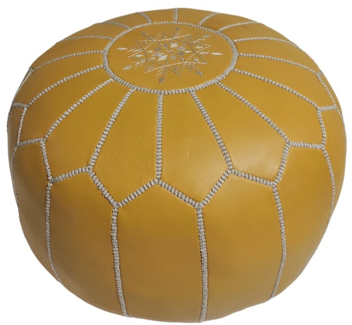Ottoman Pouf Mustard
