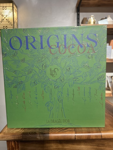 boites livres collection "Origins Cocoa garnies de chocolats XXL 1.2kg